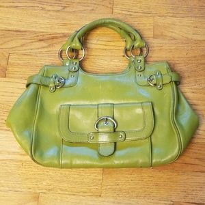 NordstromVintage/Retro Bright Green Leather Purse